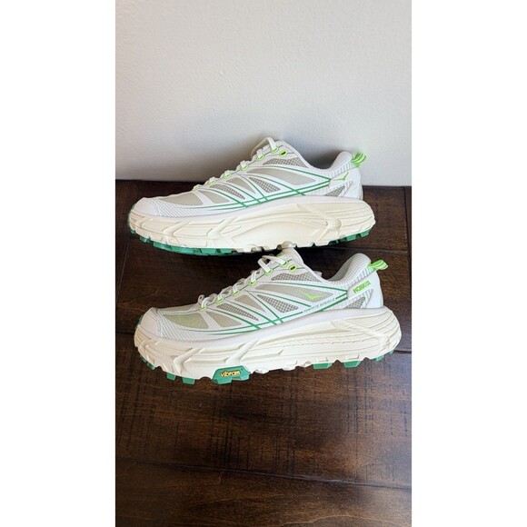 Hoka One One Mafate Speed 2 White Green Trail  Shoes 1126851  Unisex Size W10 M9 main image 16